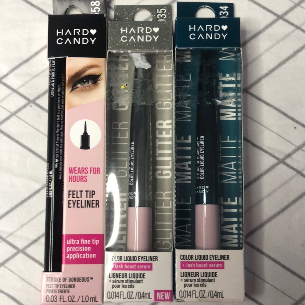 Hard candy 3 eyeliners